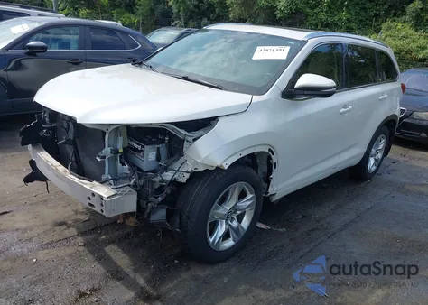 2017 Toyota Highlander Limited из США, поврежденный, VIN 5TDDZRFH8HS436984